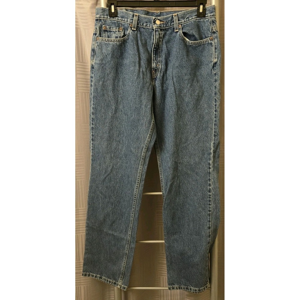 Levi's 505 Classic Fit Women's Blue Straight Leg Denim Jeans Size 4